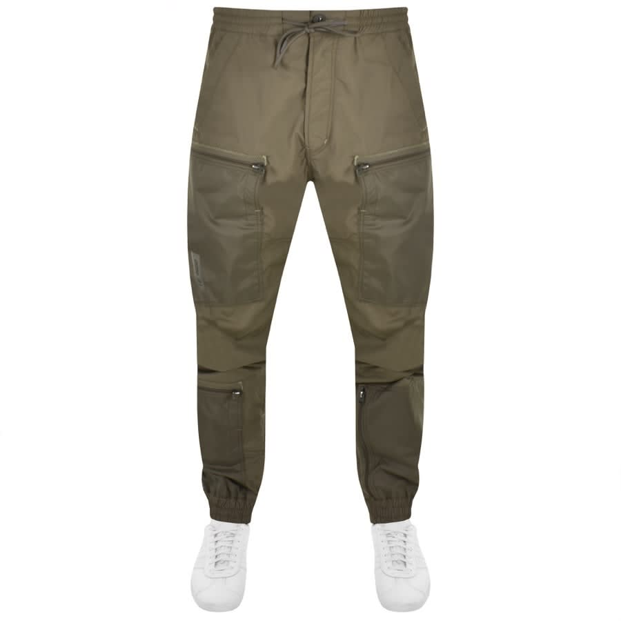 G Star Raw 3D PM Cuffed Trousers Khaki | Mainline Menswear United States