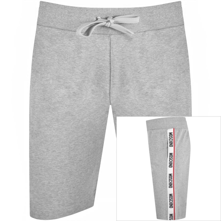 Main Product Image for Moschino Logo Shorts Grey