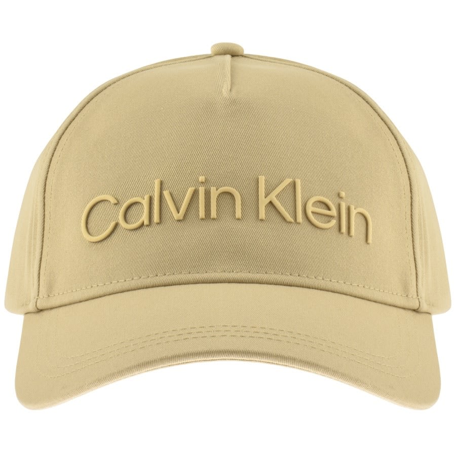 Calvin Klein Logo Cap Beige | Mainline Menswear