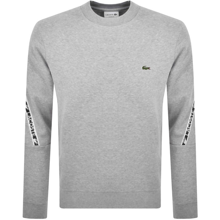Lacoste sport crew neck sweatshirt grey clearance