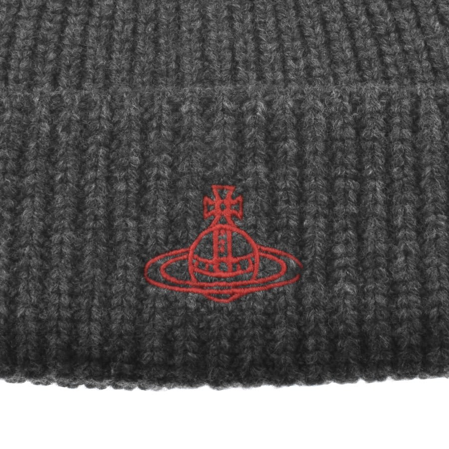 Alternative Image for ProductVivienne Westwood Knit Beanie Hat Grey3