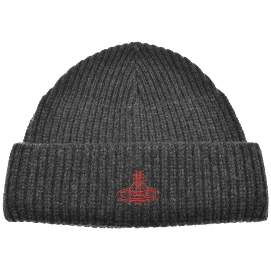 Main Product Image for Vivienne Westwood Knit Beanie Hat Grey