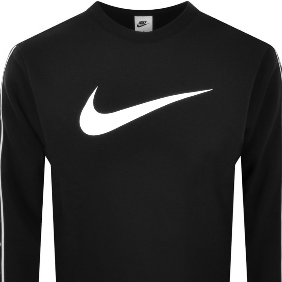 Alternative Image for ProductNike Crew Neck Repeat Sweatshirt Black2