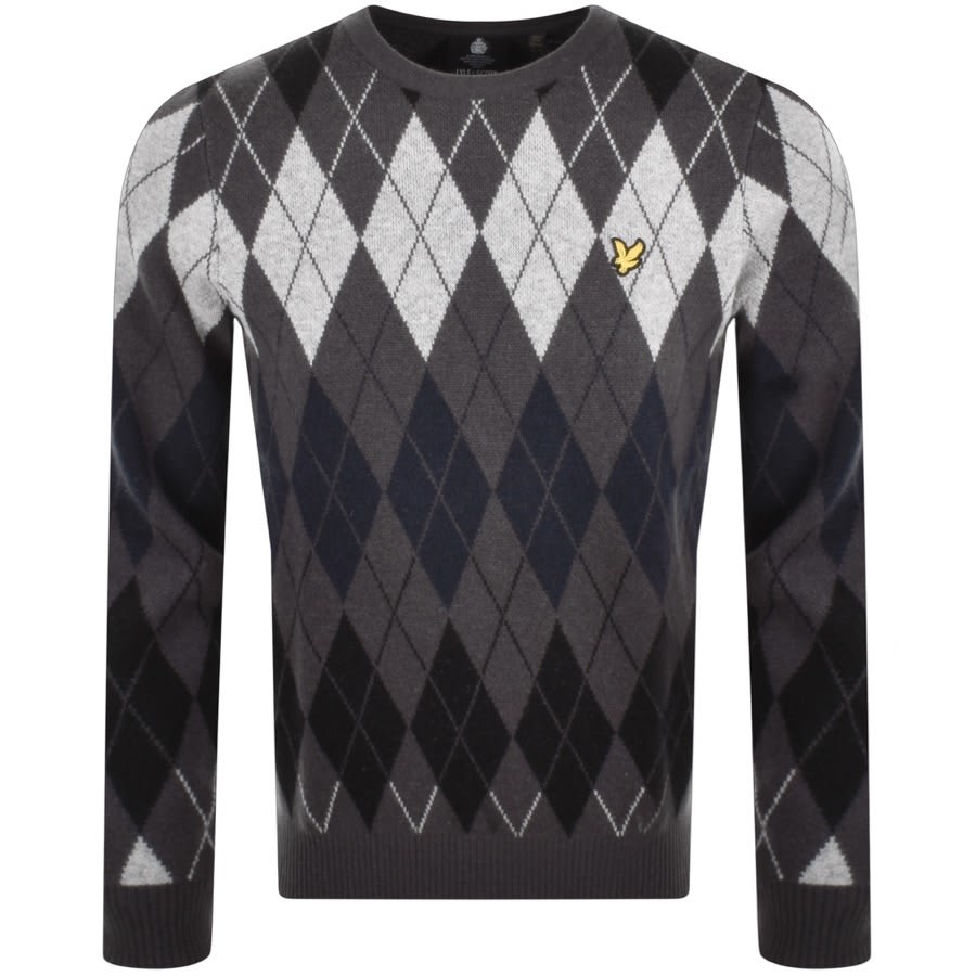 Argyle knit jumper dress clearance