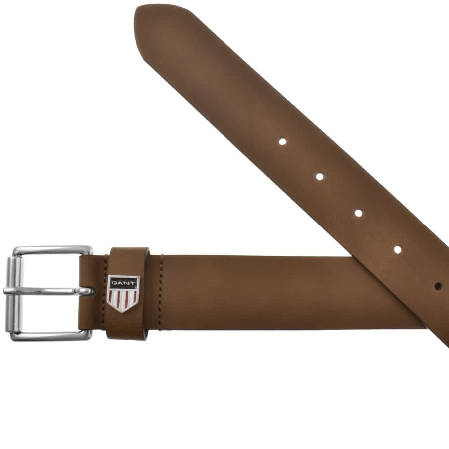 Alternative Image for ProductGant Retro Shield Logo Belt Brown2