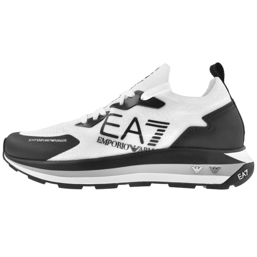EA7 Emporio Armani Logo Trainers White 