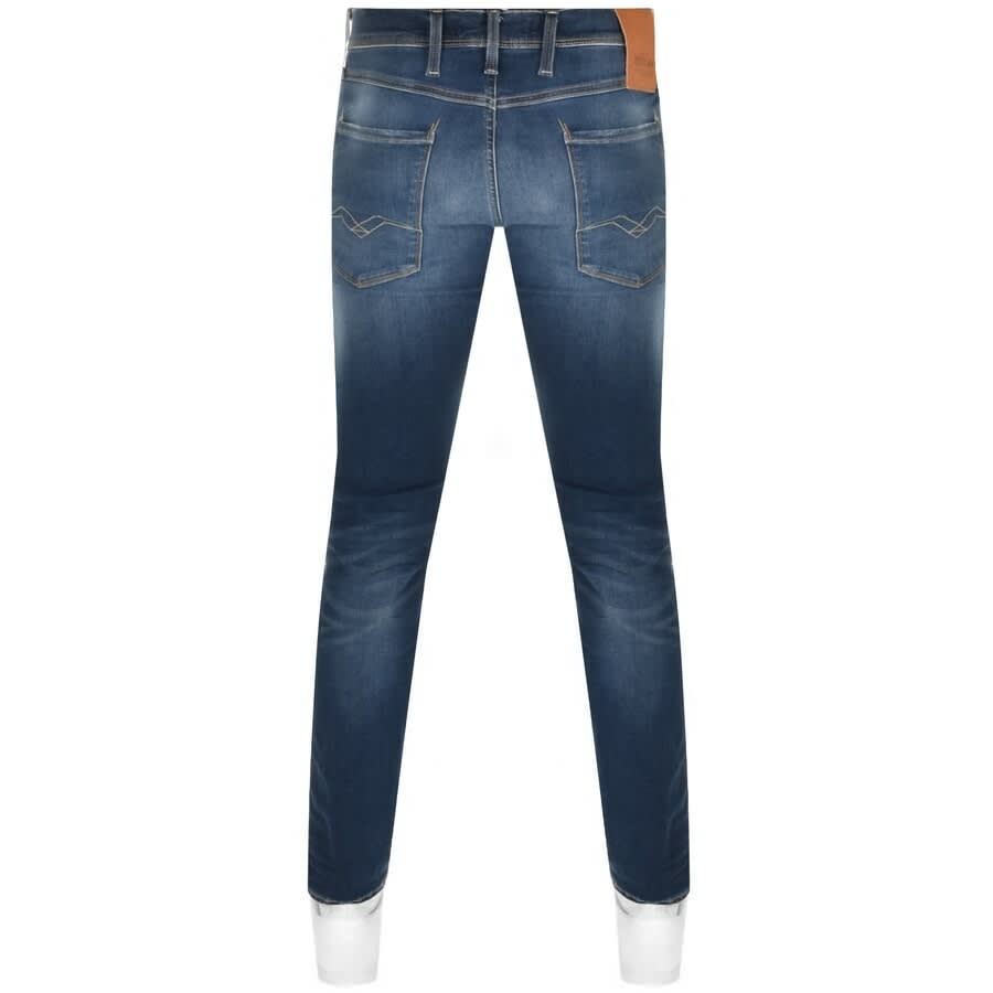 Alternative Image for ProductReplay Anbass Hyperflex Jeans Blue2