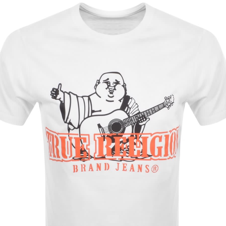Alternative Image for ProductTrue Religion Buddha Stencil T Shirt White2