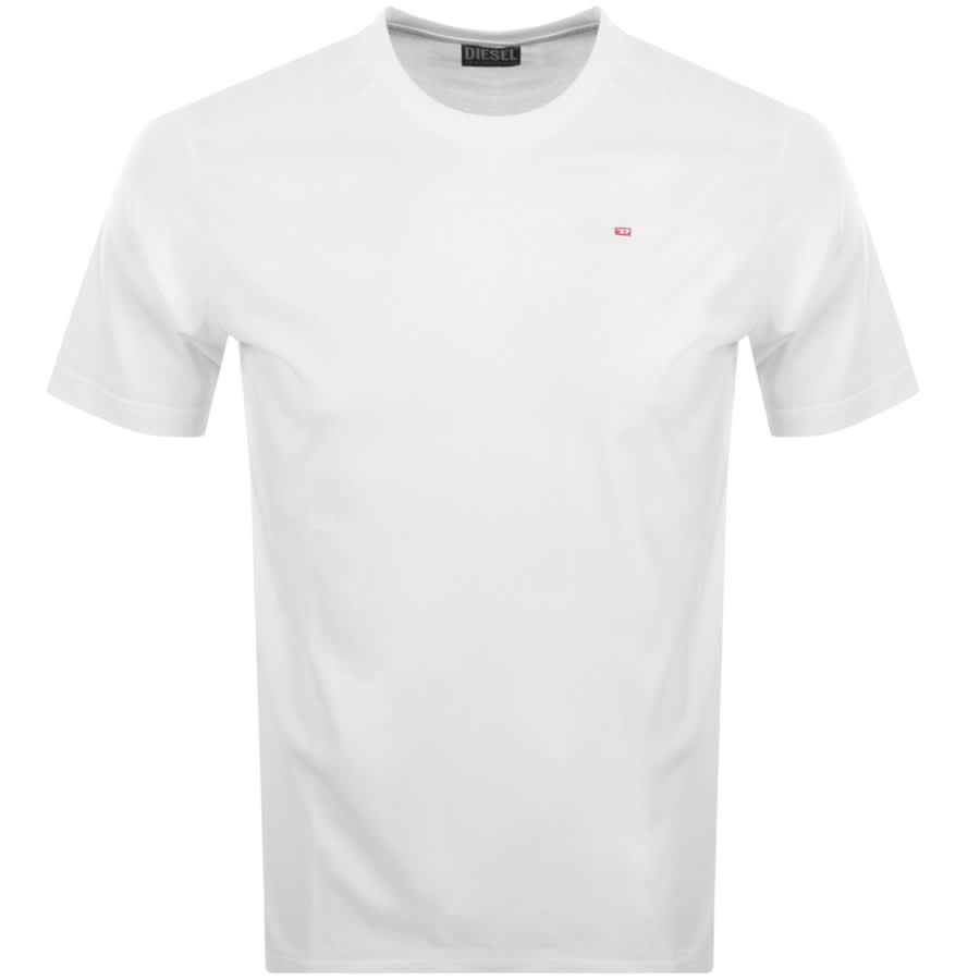 Diesel T Just Microdiv T Shirt White | Mainline Menswear
