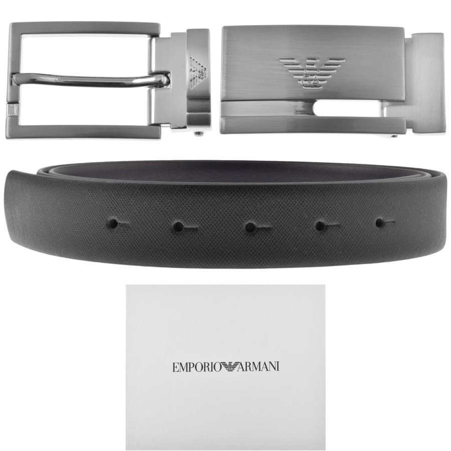 Emporio Armani Reversible Belt Gift Set Black | Mainline Menswear United  States