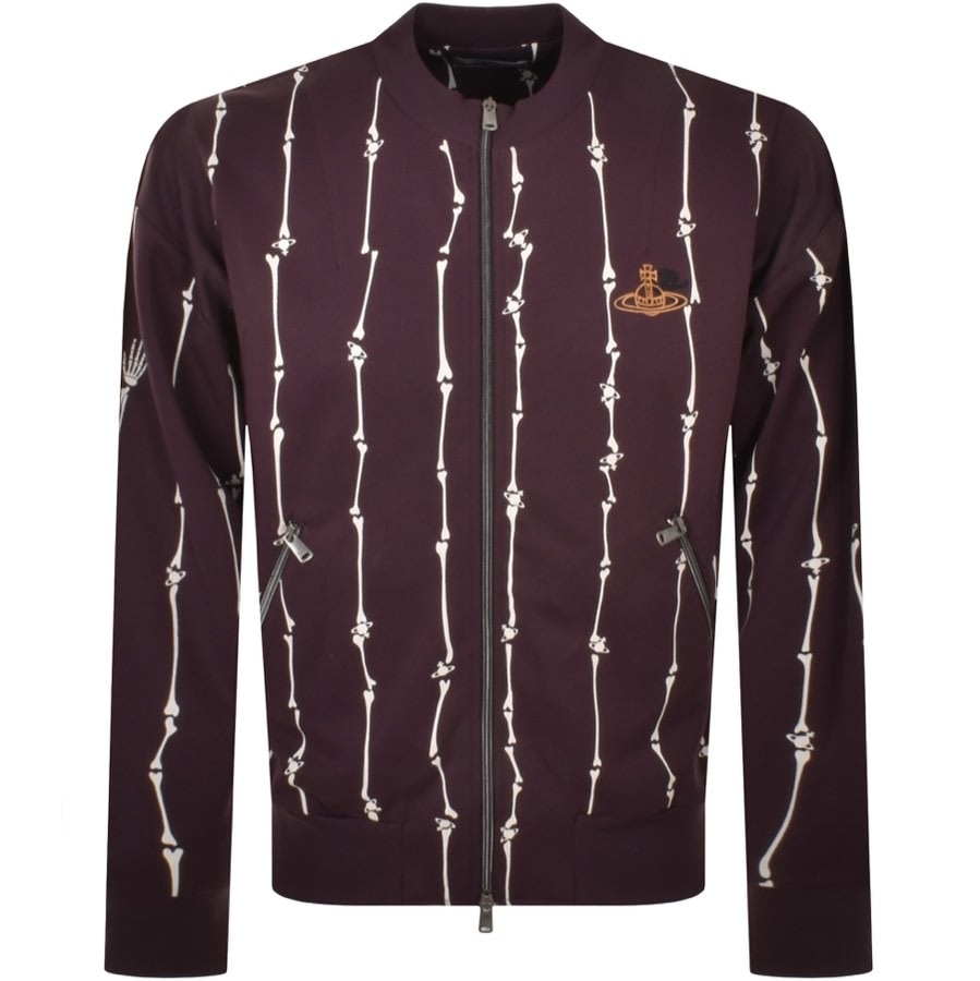 Main Product Image for Vivienne Westwood Full Zip Sweatshirt Burgundy