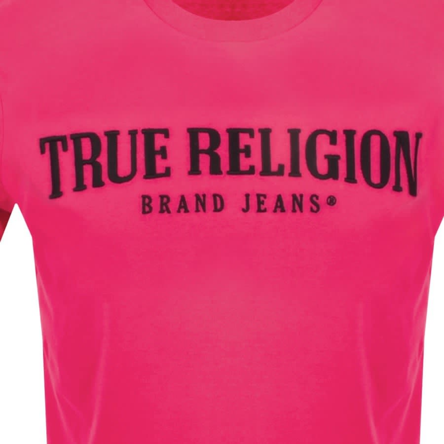 Alternative Image for ProductTrue Religion Arch Logo T Shirt Pink3