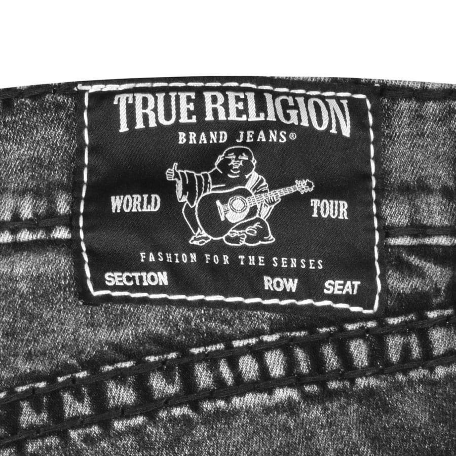 Alternative Image for ProductTrue Religion Ricky Dark Wash Shorts Grey3