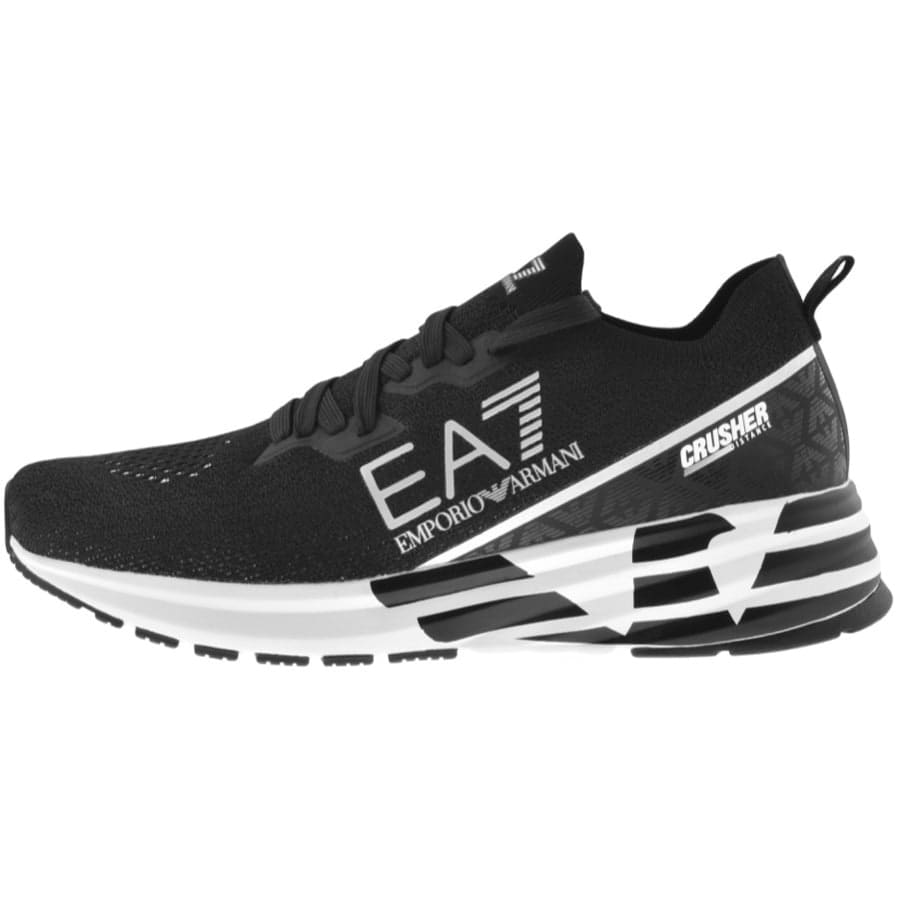 EA7 Emporio Armani Logo Trainers Black