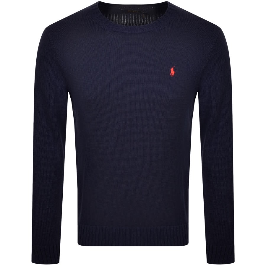 Polo Ralph Lauren Cotton Men's Sweater - Hunter Navy