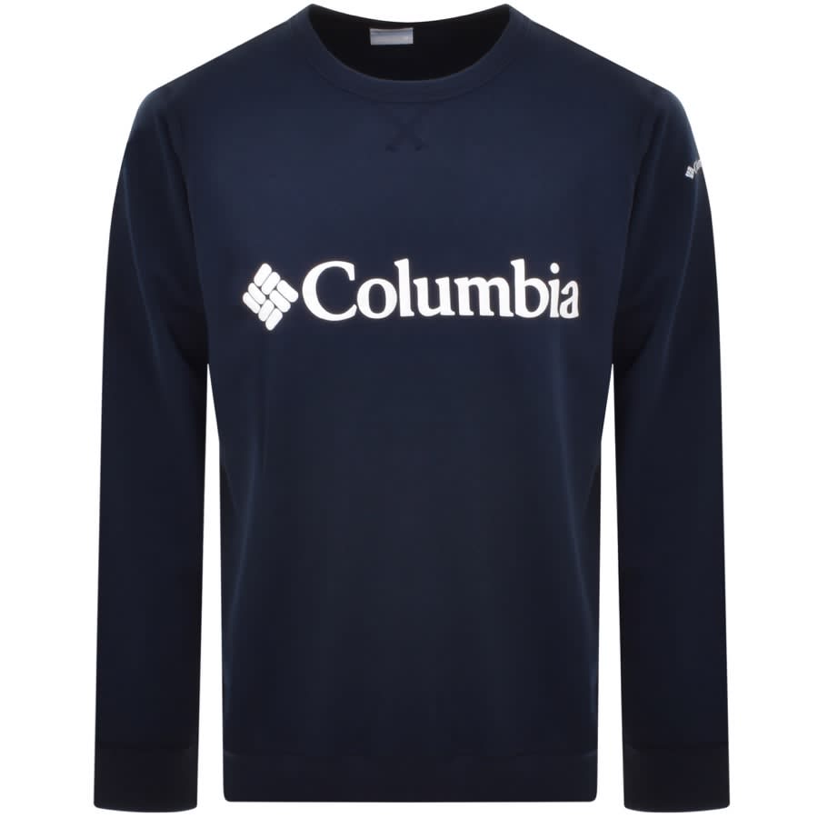 Columbia Fleece Logo Sweatshirt Navy | Mainline Menswear United States