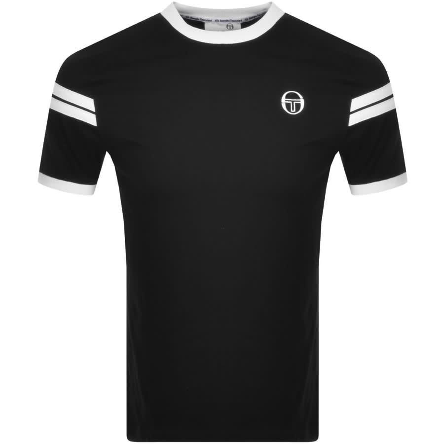 Sergio Tacchini Aless T Shirt Black | Mainline Menswear