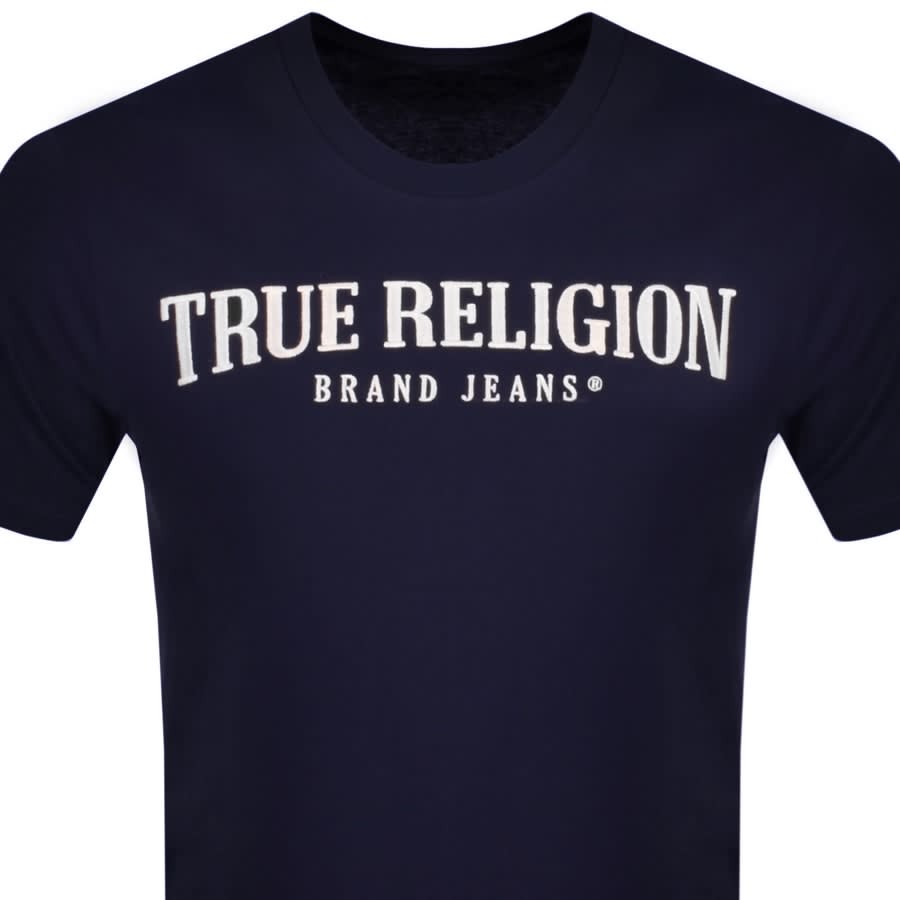 Alternative Image for ProductTrue Religion Logo T Shirt In Navy2