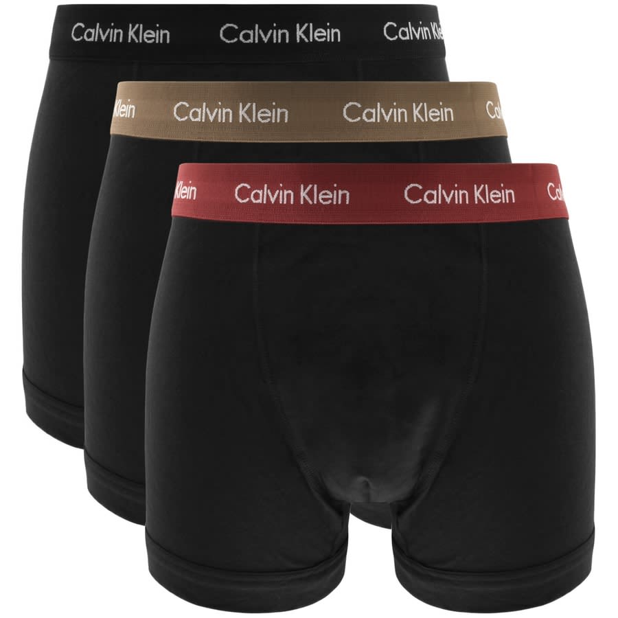 Calvin Klein Underwear 3 Pack Trunks Shorts Black | Mainline Menswear