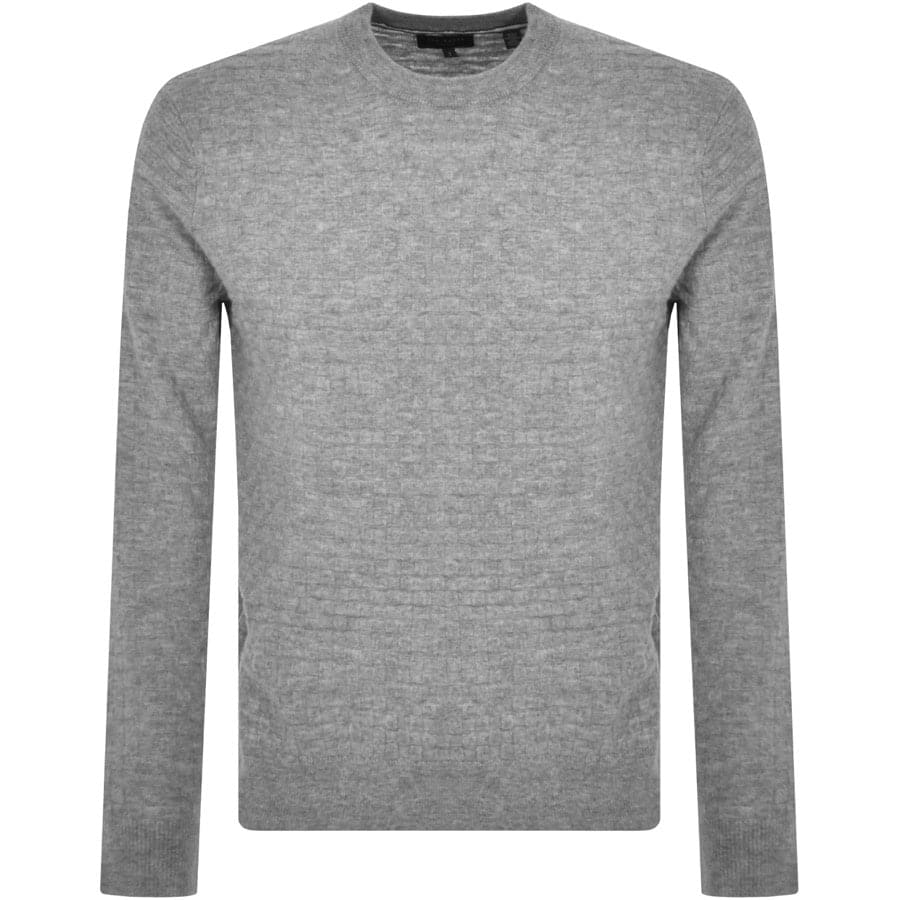 Ted Baker Lentic Knit Jumper Grey | Mainline Menswear