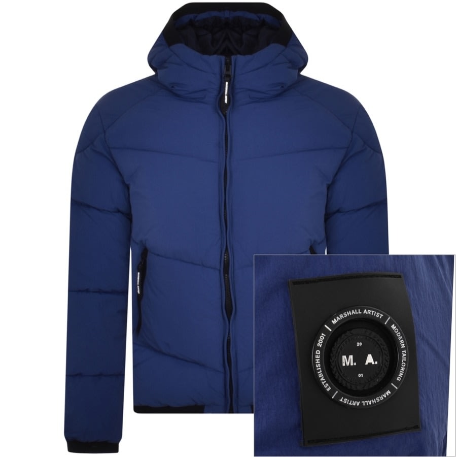 Marshall Artist Paninaro Bubble Jacket Blue Mainline Menswear Australia