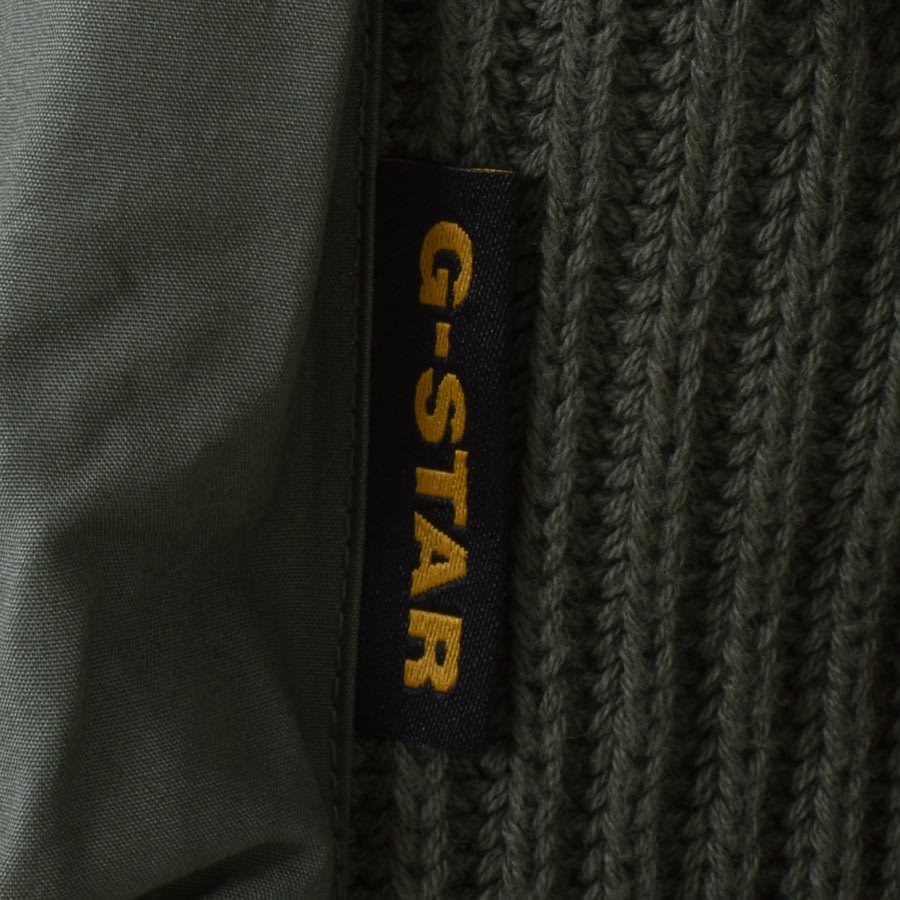 Alternative Image for ProductG Star Raw Army Half Zip Knit Jumper Green3