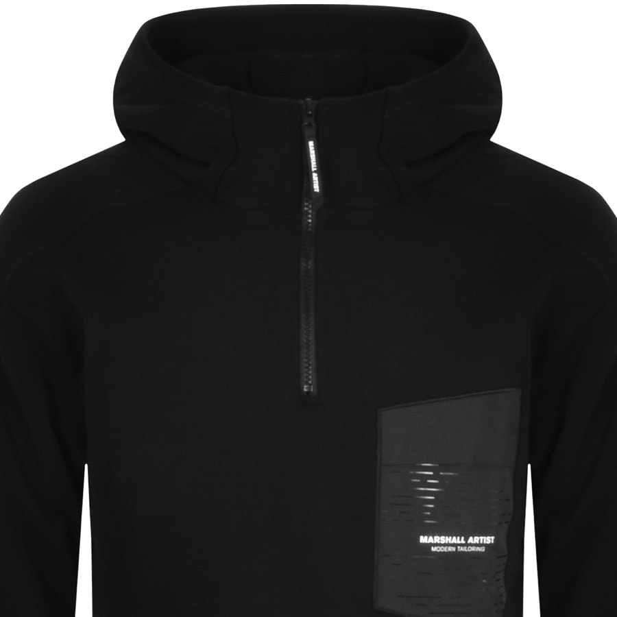 Alternative Image for ProductMarshall Artist Half Zip Hoodie Black2
