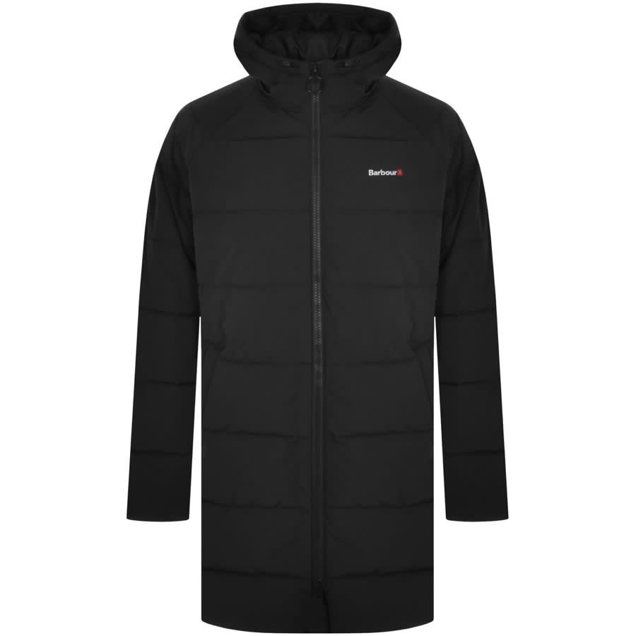 Barbour Farn Baffle Quilted Jacket Black Mainline Menswear Australia