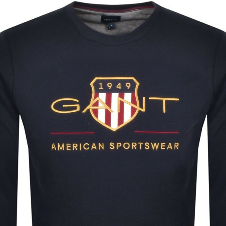 Alternative Image for ProductGant Archive Shield Logo Sweatshirt Navy2