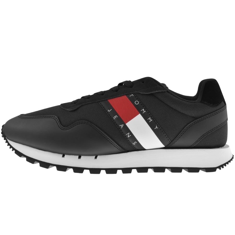 Tommy Jeans Retro Runner Trainers Black | Mainline Menswear