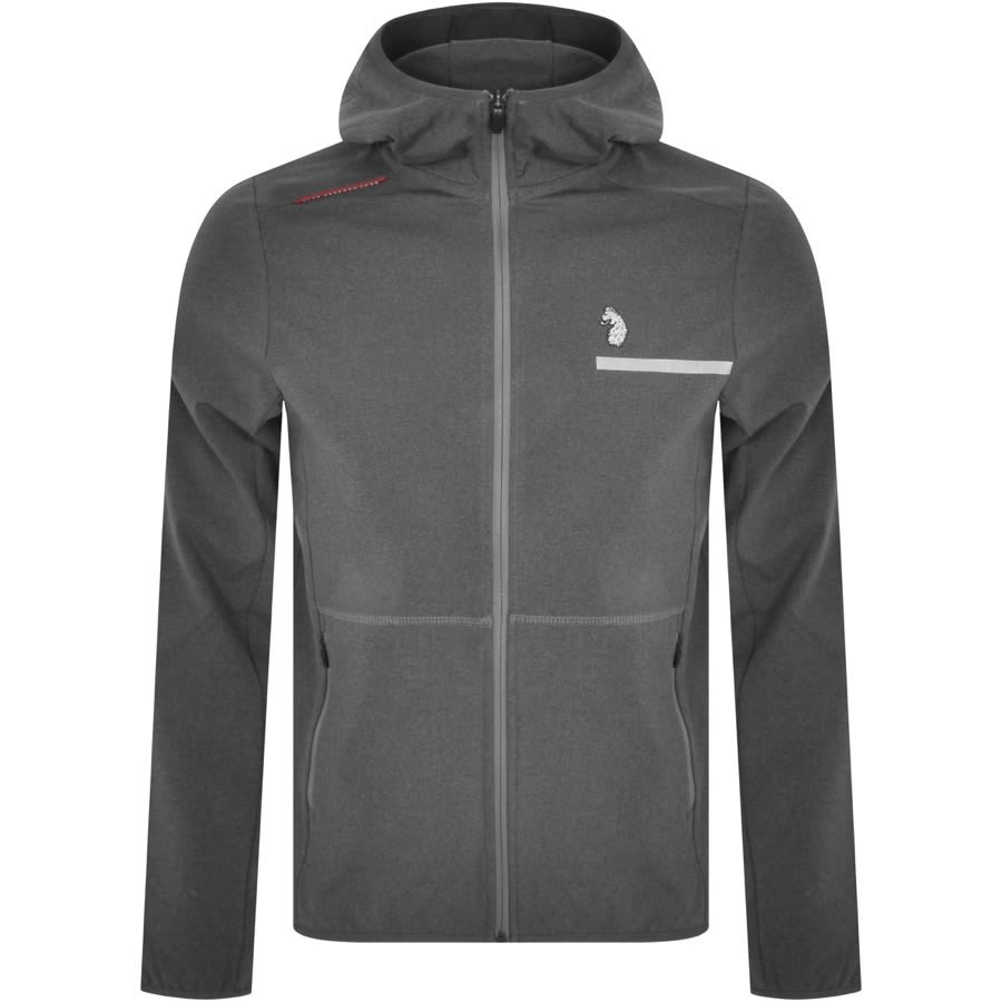 Luke 1977 Coverack Full Zip Hoodie Grey Mainline Menswear Canada