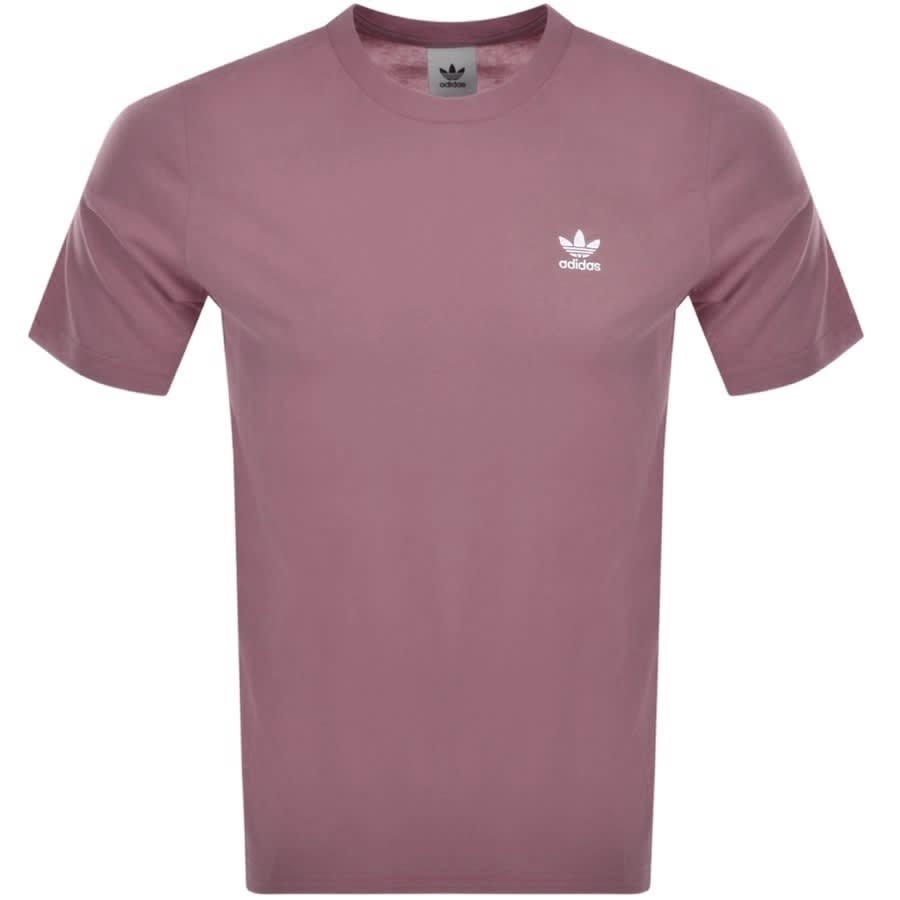 adidas Originals Essential T Shirt Purple | Mainline Menswear 