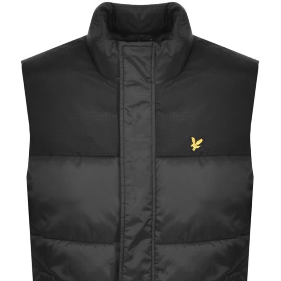 Lyle And Scott Wadded Gilet Jacket Grey 