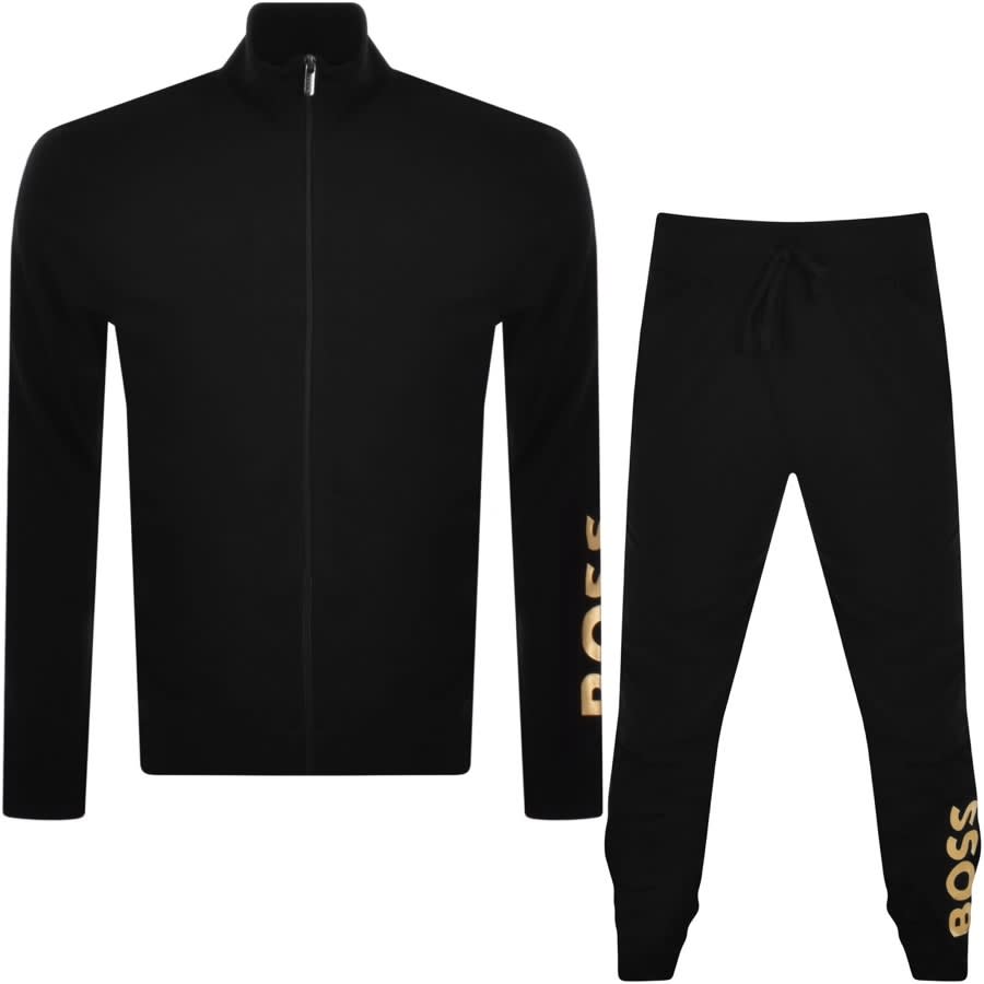 BOSS Lounge Tracksuit Black