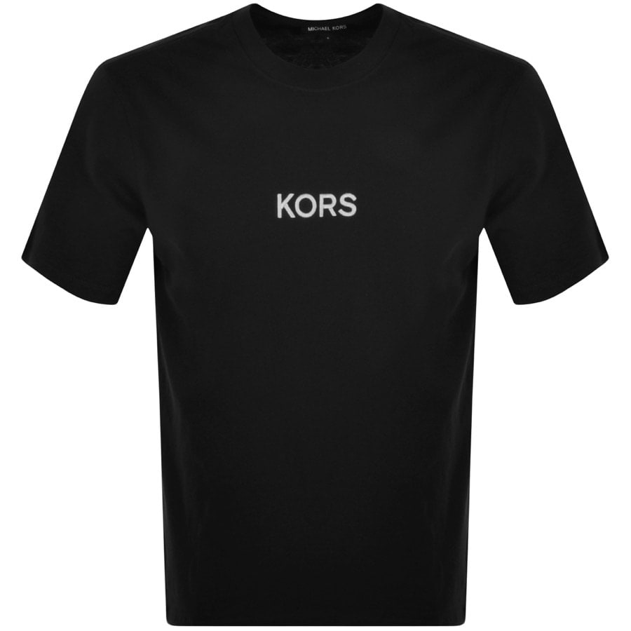 Michael Kors Short Sleeve Logo T Shirt Black | Mainline Menswear Sweden