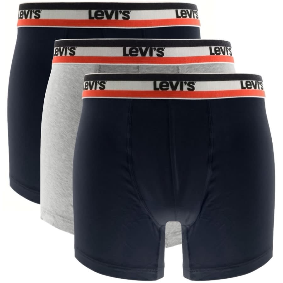 Levis Underwear 3 Pack Boxer Shorts Navy | Mainline Menswear Sweden
