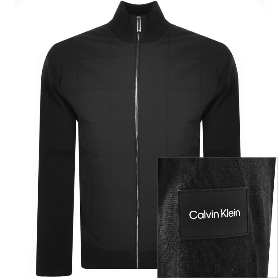 Zeemeeuw Lelie kennis Calvin Klein Mix Media Jacket Black | Mainline Menswear United States