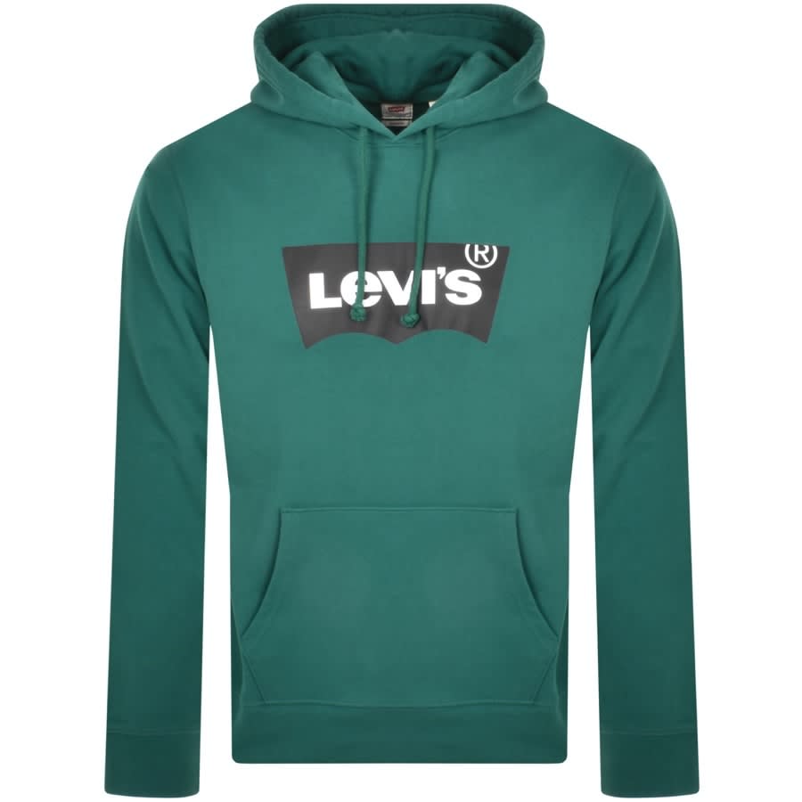 Levis Standard Graphic Hoodie Green | Mainline Menswear Denmark