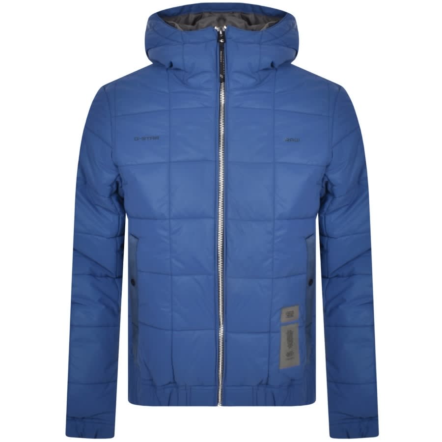 G Star Raw Meefic Quilted Jacket Blue | Mainline Menswear