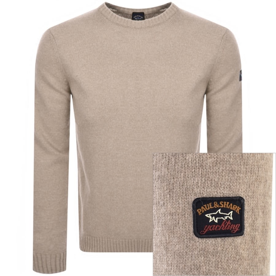 Paul And Shark Lambswool Knit Jumper 