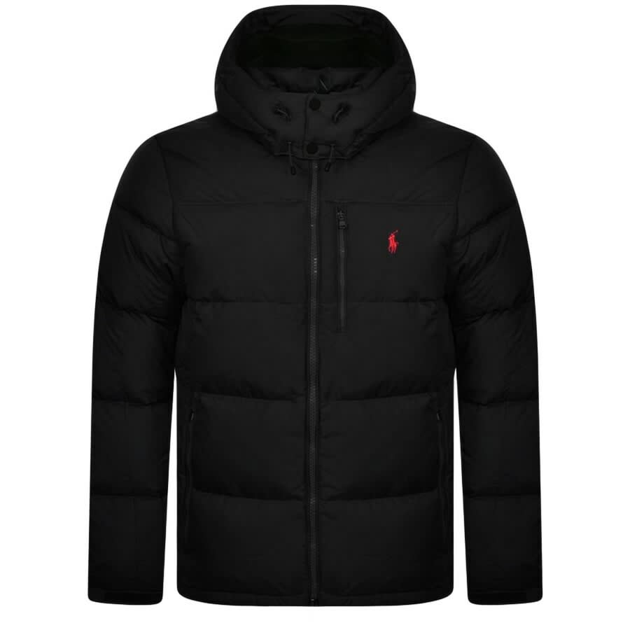 Ralph Lauren Bomber Down Jacket Black | Mainline Menswear