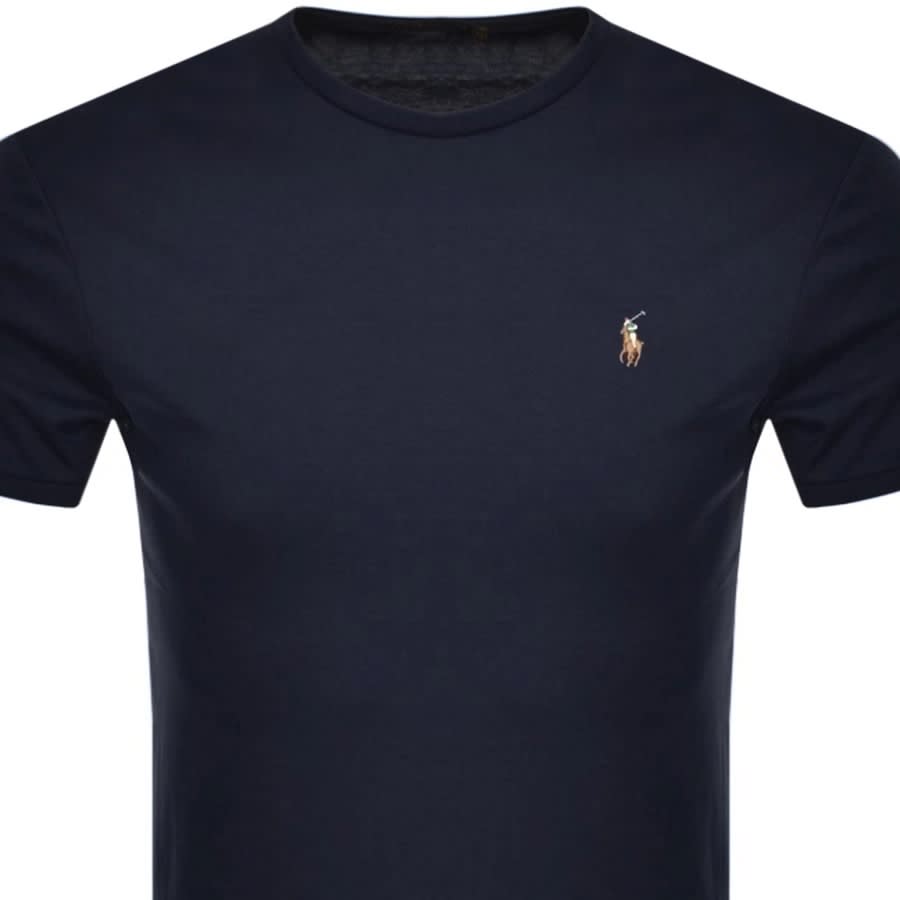 Alternative Image for ProductRalph Lauren Pima Crew Neck T Shirt Navy2
