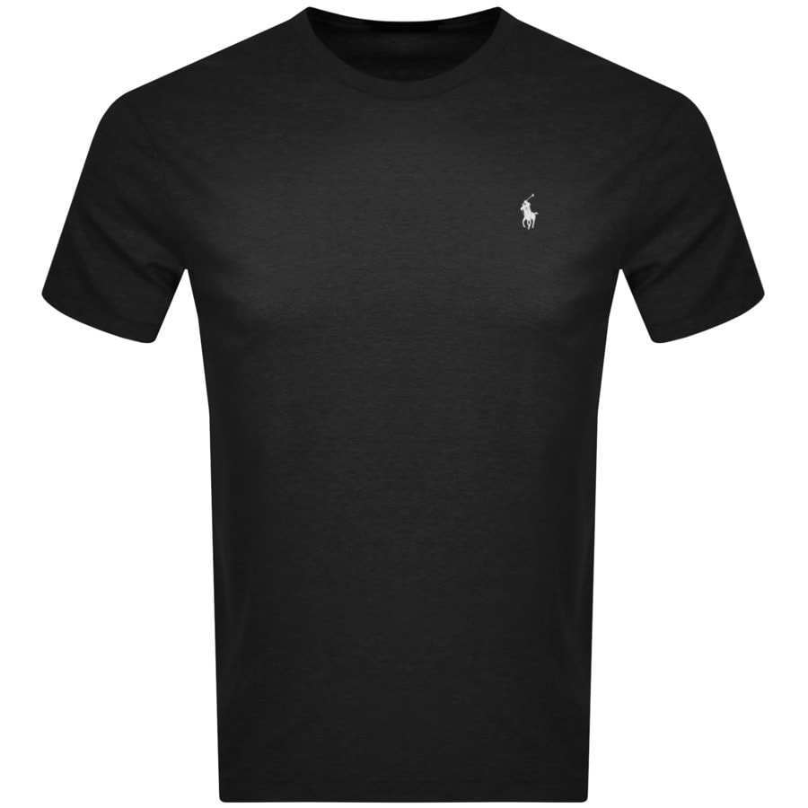 Ralph Lauren Crew Neck Slim Fit T Shirt Black Mainline Menswear Australia