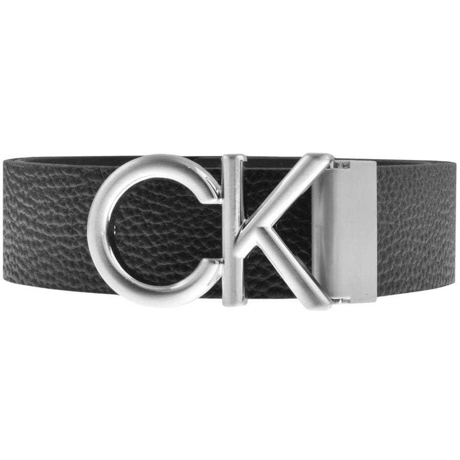 Calvin Klein CK Metal Belt Black | Mainline Menswear
