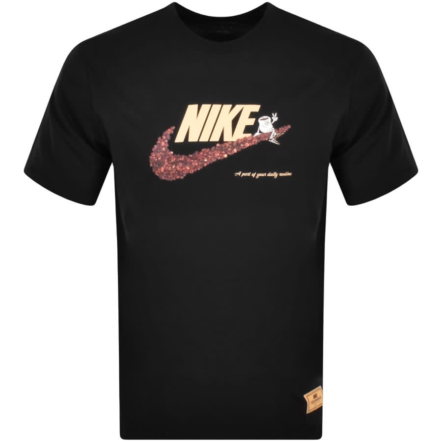 Nike Coffee Beans Logo T Shirt Black | Mainline Menswear