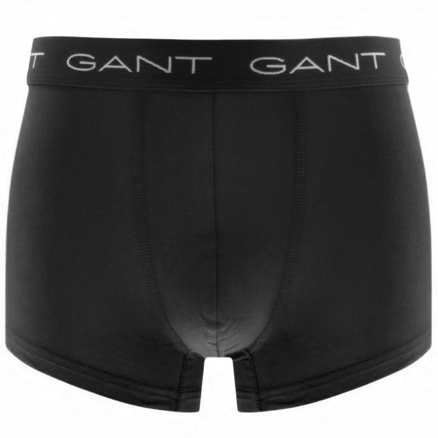 Alternative Image for ProductGant Three Pack Stretch Boxer Trunks Black2
