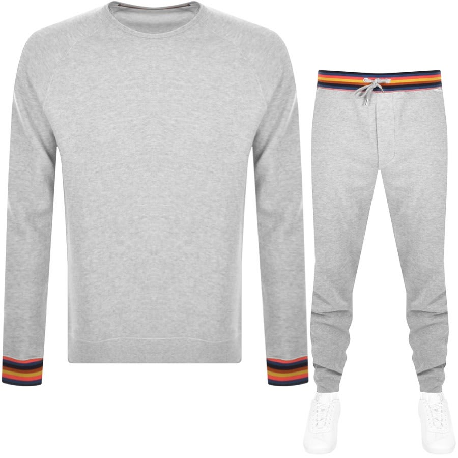 PS By Paul Smith Crew Tracksuit Grey | Mainline Menswear Sweden