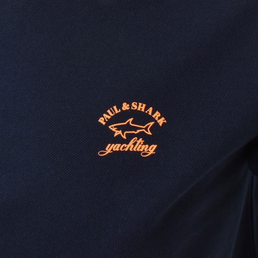 Paul And Shark Short Sleeved Polo T Shirt Navy | Mainline Menswear ...