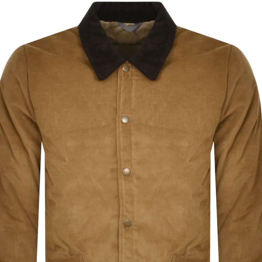 Barbour Beacon Cord Coach Quilt Jacket Beige | Mainline Menswear Sweden