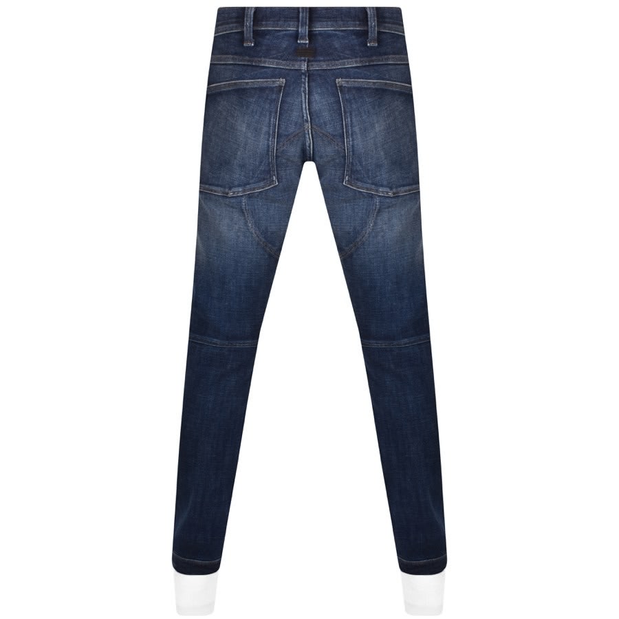 Alternative Image for ProductG Star Raw 5620 3D Zip knee Skinny Jeans Blue2